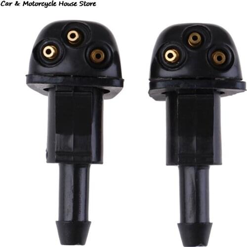 Hot Sale 2Pcs Plastic High Quality Windshield Wiper Washer Spray Nozzle