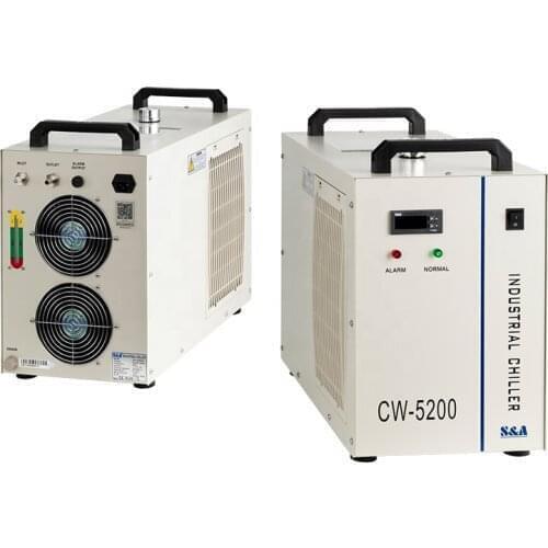 Laser Cut Machine Laser Industrial Water Cooling Chiller CW3000/ CW5000 /CW5200 For CO2 Laser Water-cooled