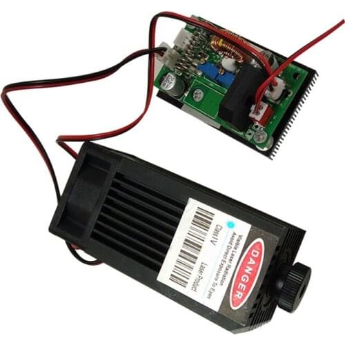 15w Osram blue violet laser engraving machine focusing head wavelength 450nm 12V power free shipping