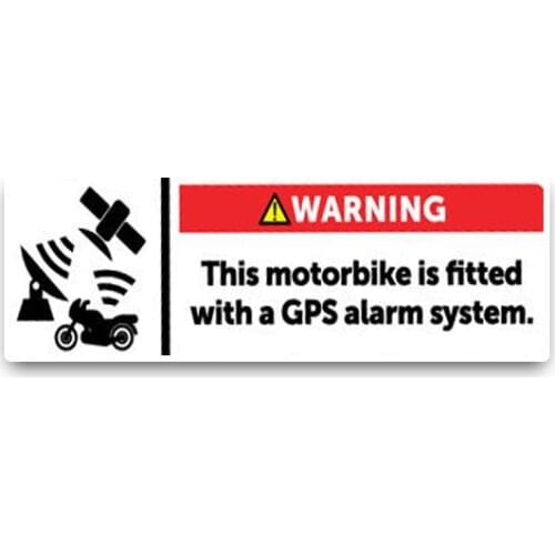 Hot Sell Personality Car Sticker Is Fitted with A GPS Alarm System Bold Decal Accessories Vinyl PVC 11cm*3cm Motorcycle