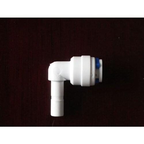 Elbow 3/8" OD Tube Quick Pushfit 3/8" OD Plug Fitting Connection RO Water Connector Reverse Osmosis Aquarium System Pipe Fitting
