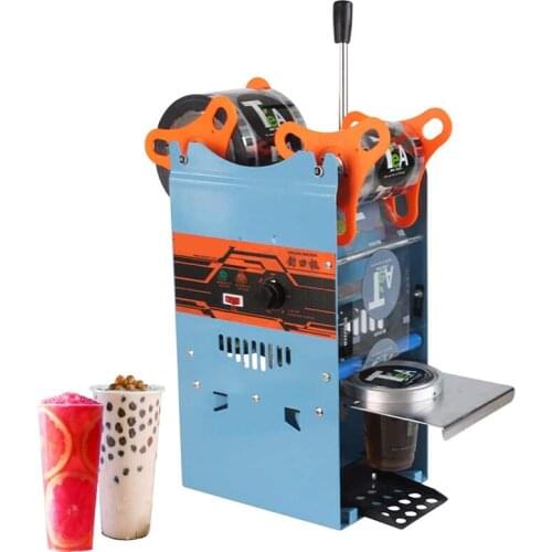Milk Tea Cup Sealing Machine Manual Cup Sealer 9.5cm Bubble Tea Machine Coffee/Juice/Milk Tea Seal Machine