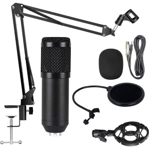 Microphone Kit Professional Suspension Microphone Kit for Live Stream Broadcasting Recording Condenser Microphone