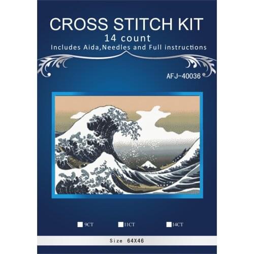 11/14/16/18/27 Cross stitch Set Lovely Counted Cross Stitch Kit sea embroidery dim DMC ANCHOR