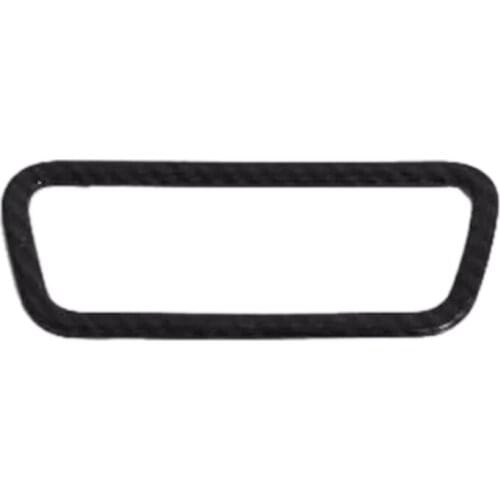 Head Lights Lamp Switch Button Decoration Frame Cover Trim Fit for Kia Forte / Cerato / K3 2019 2020 Carbon Fiber Abs