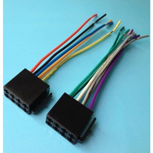 NEW HOT Wire Harness Female Adapter Connector Cable Radio Wiring Connector Adapter Plug Kit for Auto Car Stereo System