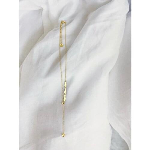 Three Happy Fish Adjustable Necklac Jewelry Stainless Steel New Goddess Luxury Golden Color Luxe Fashion For Women Hot Sell