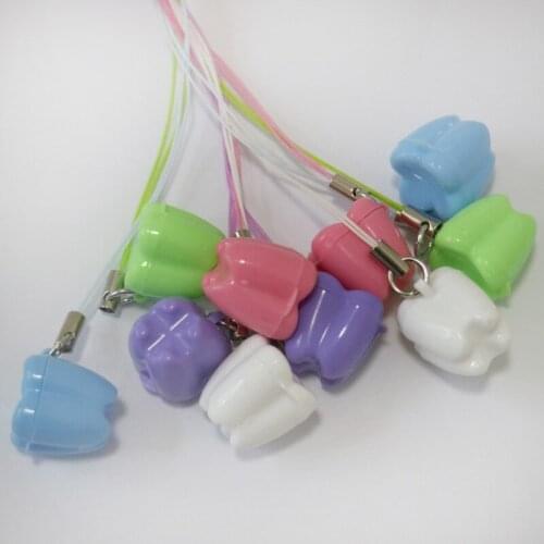 50pcs Multicolor Baby Deciduous tooth Packing Dental Milk Tooth Box Dental clinic small gifts baby tooth case
