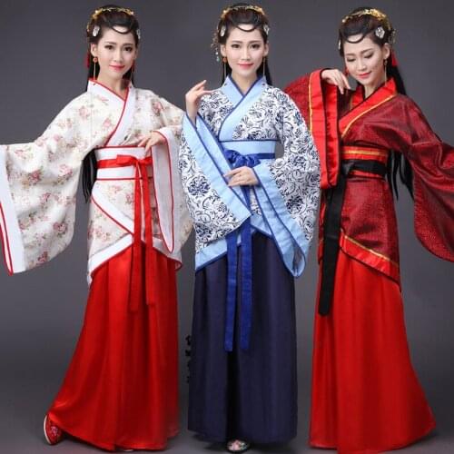 Adult Hanfu National Costume Ancient Chinese Cosplay Costume Ancient Chinese Hanfu Women Hanfu Clothes Lady Chinese Stage Dress