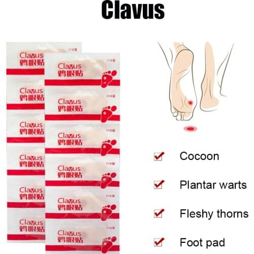 10pcs Foot Care Medical Plaster Foot Corn Removal Calluses Plaster Warts Thorn Plaster Health Care For Relieving Pain