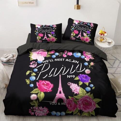 3D Butterfly Design Custom Luxury Comforter Case Duvet Cover Quilt Covers Black Bedding Set King Queen Double Single Sizes