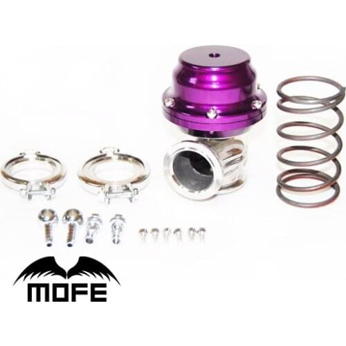 Aluminum V-band External Turbo 44mm Wastegate With Spring Rate 8.7PSI to 13PSI Purple