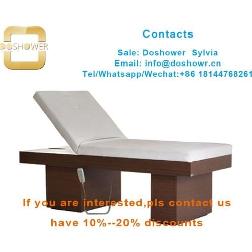 Auto massage bed with massage bed warehouse for massage bed neck pillow