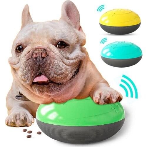 Bite And Bite-resistant Dog Vocal Toy Spiller Sound Ball Dog Shaking Food Leak Dispenser Feeder Pet Ball Puzzle Interactive Toy