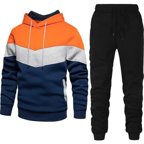 2021New Fall Mens Suit 2 Piece Hoodie + Pants Fashion Sports Casual Suit Men/Women Sportswear Sportswear Brand Sportswear