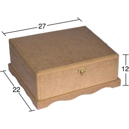 KU249 1 No Box Spring Box, Can Be Painted Wood Mdf Box