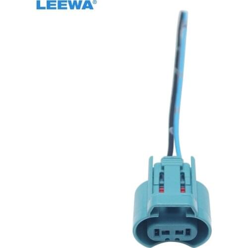 LEEWA 40PCS Auto Headlight Fog Light Lamp 9005 HB3 Connector For Toyota Honda Mazda Wiring Cable Plug Adapter #CA5952