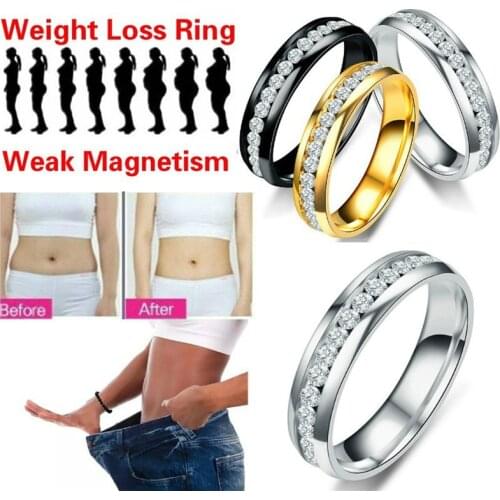 Magnetic Weight Loss Slimming Ring String Stimulating Acupoints Gallstone Ring Fitness Reduce Weight Ring Health Care Rings