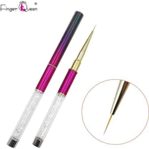 1pcs rhinestone metal drawing pen, suitable for professional salon or art nail pen manicure tool