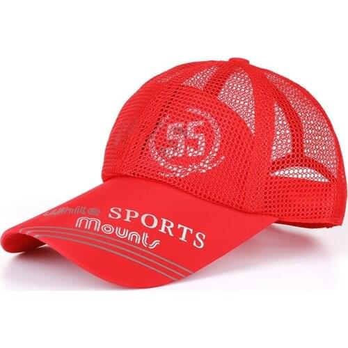 Fashion Mens Summer Outdoor Sport Baseball Hat Running Visor Cap Hot Popular New Cool Quick Dry Mesh Cap 6 Colors