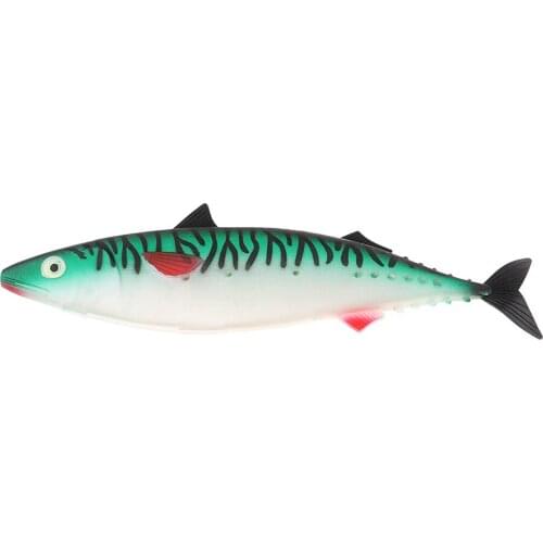 Soft ABS Tuna Lures Fishing Mackerel Empty Stomach Lure Trolling Bait Big Game Baits for Sea Fishing, 6 Colors