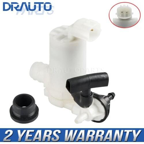 Front Rear Windscreen Washer pump For Mazda2 Hatchback 2007-2015 & Exhuast Pipe