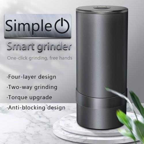 NHBR New Electric Spice Herb Grinder 4 Layers Smoke Tobacco Shredder Smoking Tool Accessories Gadgets for Men Gift