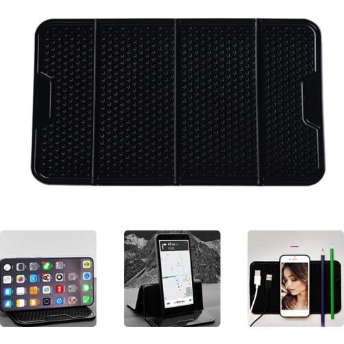 New Style Car Mat Sticker Nano Rubber Pad Car Center Console Phone Holder Stand For IPhone Cell Phones Mount Car Holder