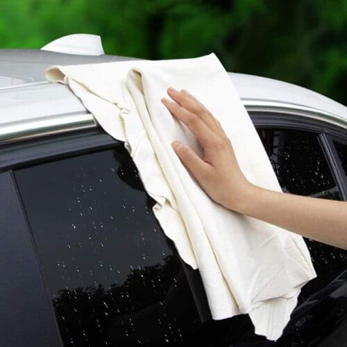 New Drying Chamois Car Towel Cloth, Wipes Leather Natural Fabric Cham Cleaning Cloth Shammy Dryer for Car Wash Care Clean
