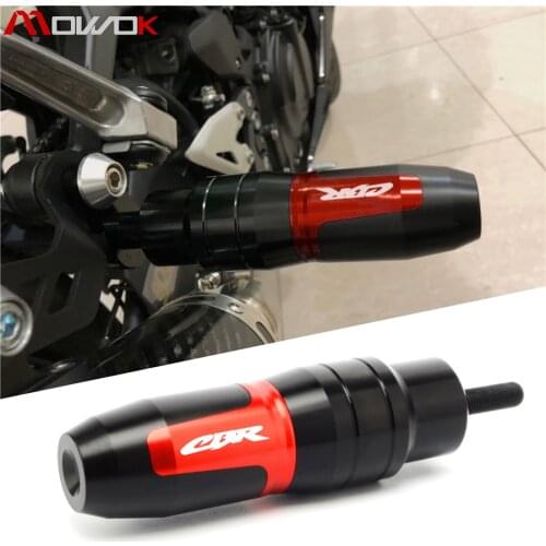 For HONDA CBR250R CBR300R CBR500R CBR600F CBR650F CBR 600 F Motorcycle accessories Frame Slider Anti Crash Caps Exhaust Sliders