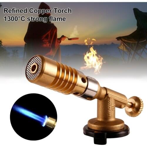 New Welding Torch High Temperature Brass Mapp Gas Turbo Torch Brazing Solder Propane Welding Plumbing For Welding Soldering