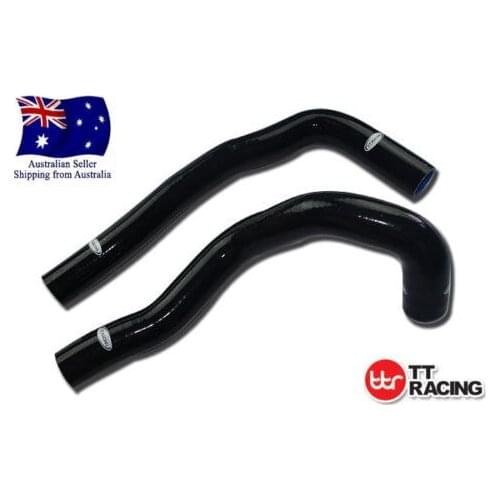 TT2001VBK - Toyota Supra JZA80 VVTI 2JZ-GTE Silicone Radiator Turbo Hose Kit Pipe Black