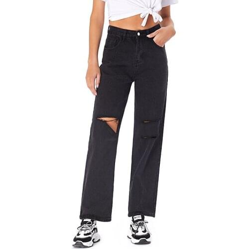 YANXIN Women's Straight Jeans