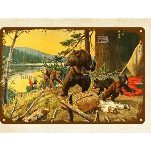 Caught in the Act by PHILIP GOODWIN metal tin sign home decor accessories