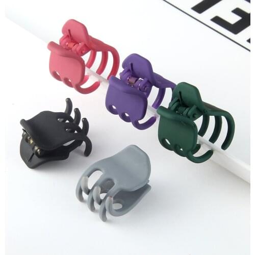 5pcs/lot Fashion Women crab Hair claw clip Girls Small Hairpin Claws Hair Clip Clamp For Women Hair Accessories