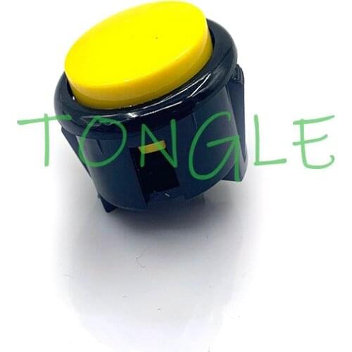 12 pcs button 30mm copy sanwa round push arcade buttons with microswitch short version game machine diy parts