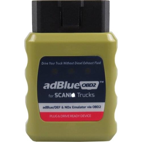 AdblueOBD2 For S-cania Trucks Adblue/DEF Nox Via OBD2 Plug&Drive Ready Device Adblue OBD 2 Emulator For S-CANIA Trucks/Bus