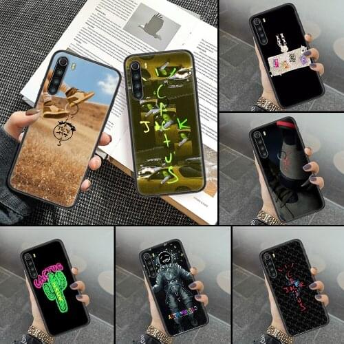 Cactus jack travis scott hiphop Phone case For Xiaomi Redmi Note 7 7A 8 8T 9 9A 9S 10 K30 Pro Ultra black 3D coque luxury Etui