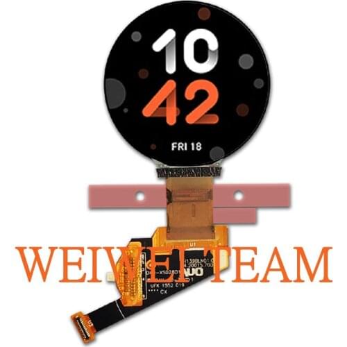 1.39'' inch micro OLED screen MIPI display 400*400 round AMOLED for smart watch/ smart wearable display H139BLN01.0 RM69080