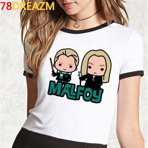 Draco Malfoy t-shirt t shirt women 2021 harajuku kawaii graphic tees women vintage tshirt ulzzang aesthetic