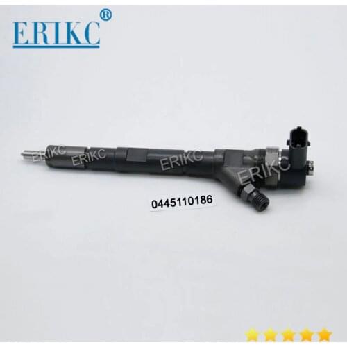 ERIKC 0445110186 Fuel Common Rail Injector Nozzle 0 445 110 186 Auto Injection 0445 110 186 for Bosch 33800-4A100 Hyundai