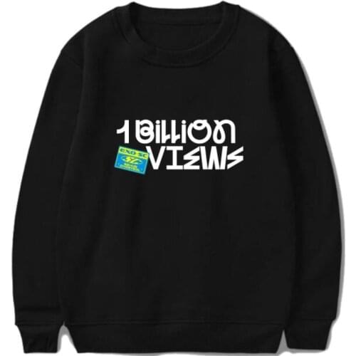 Kpop Exo Exo-sc Album 1 Billion Views Same Photo Printing O Neck Fleece Hoodies Unisex Pullover Loose Sweatshirts Pullover Tops