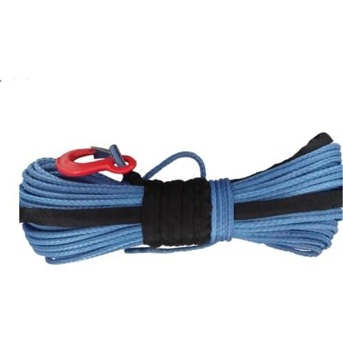 14MM 30M 12 Strand UHMWPE extreme Off-Road Winch Rope With Hook