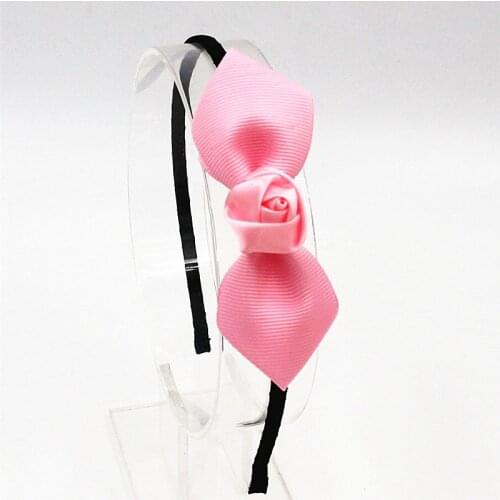 Fashion Cute Ribbon Bowkont Hairbands Hair Hoop Girls rose Head hoop Beautiful rose Headband Hair Hoop Hair Accessories for girl