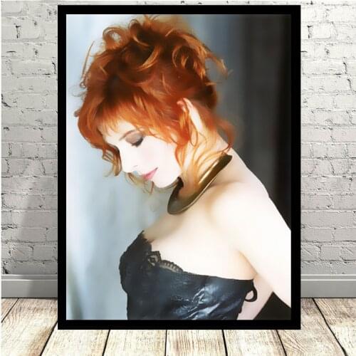 5D Full drill Diamond Painting Kits Musician mylene farmer of Picture diy Diamond Embroidery woman Diamond Mosaic craft