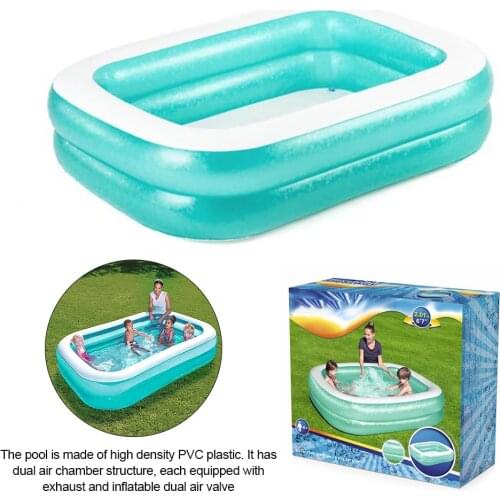 Home Use Inflatable Large Swimming Pool 2 Layers Outdoor Indoor Baby Kids Family Pool Bathing Tub Above Ground Pool