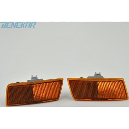 Benekar Pair Left Right Front Bumper Side Turn Signal Lamp Marker For Chrysler 300 300C