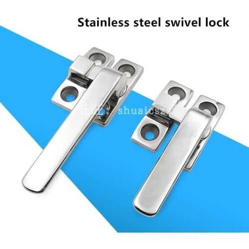 Stainless Steel Swivel Buckle For Ordinary Doors With Plug In Handle Lock