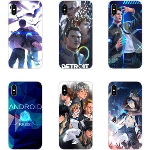 Transparent TPU Shell Cover Detroit Become Human RK800 For Samsung Galaxy J1 J2 J3 J4 J5 J6 J7 J8 Plus 2018 Prime 2015 2016 2017
