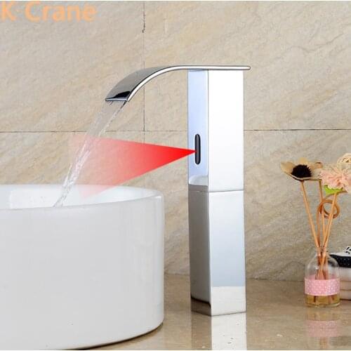Motion Sensor Faucet Bathroom Touchless Infrared Sense Tap Basin Sink Smart Musluk Battery Automatic Faucets Luxury Brass Grifo